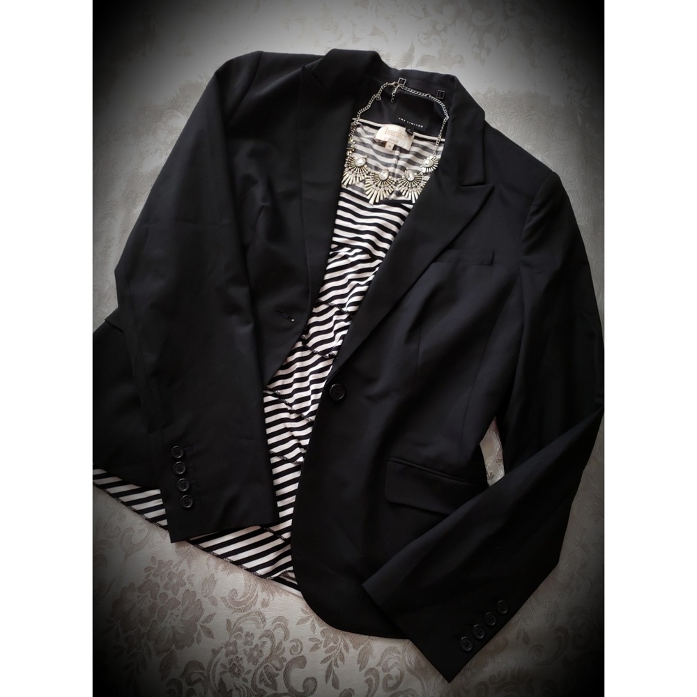 The Limited Classic Black Blazer